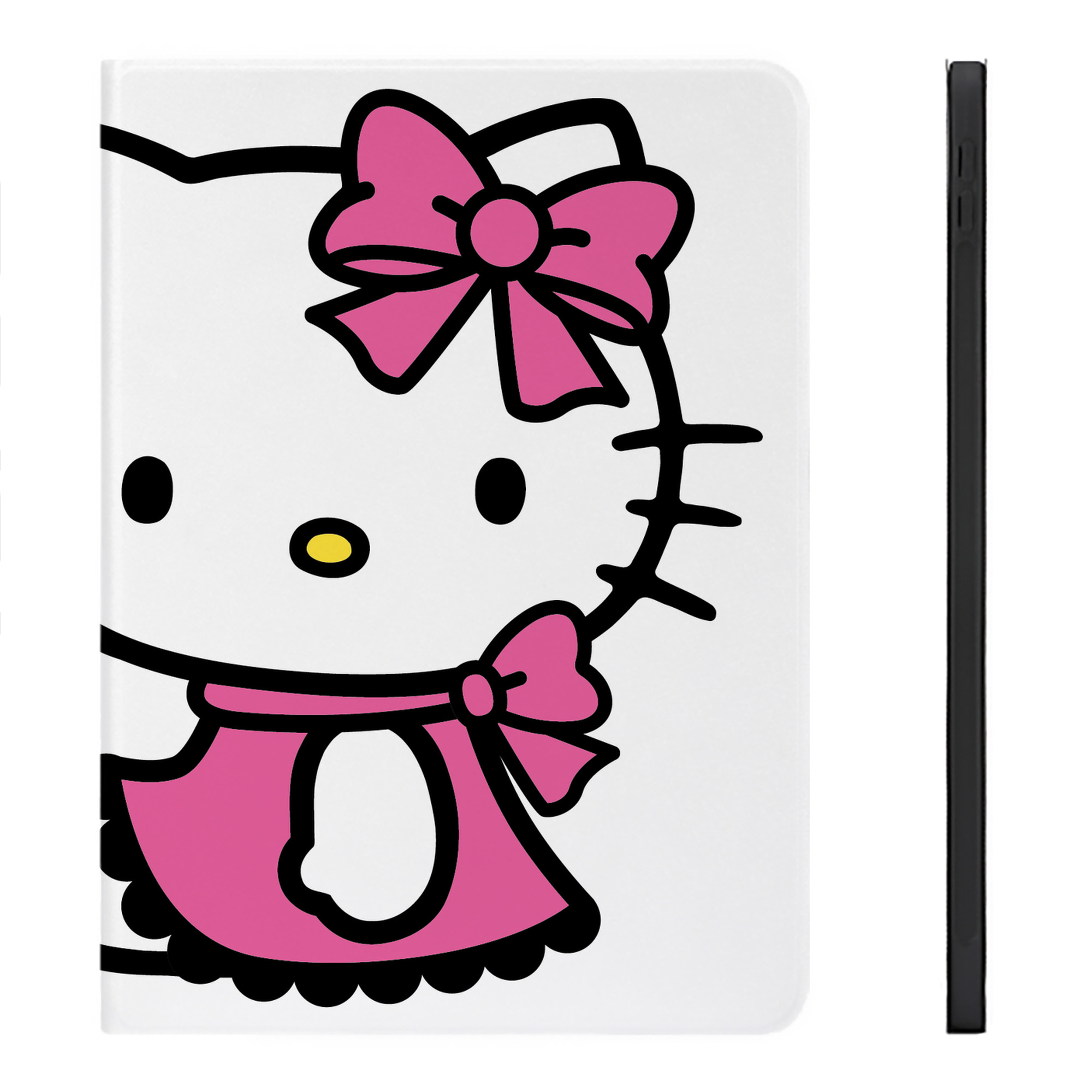 （画像用） Hello Kitty ハローキティ IPadケース ペンホルダー付き ブックスタイルデザイン